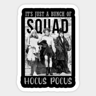 hocus pocus squad halloween Sticker